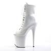 Pleaser - FLAMINGO1021 Bottes de plateforme, Pole dance chaussures - Chaussures de pole dance - Blanc Product image